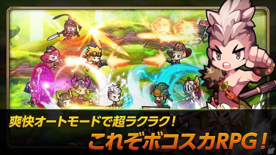 アーサー、ジャンヌダルク、関羽などが2Dデフォルメキャラで暴れ回る！iOS/Android「ボコスカ英雄伝」が4月中旬に配信の画像7