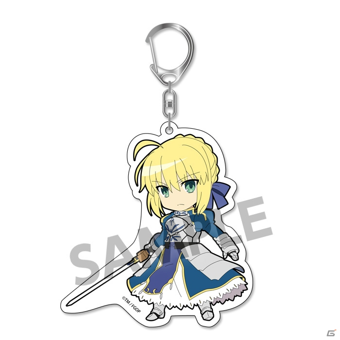 セイバーやアーチャーがキュートなデフォルメで登場！「ぴくりる！Fate/Grand Order トレーディングアクリルキーホルダー」の予約受付が開始の画像3