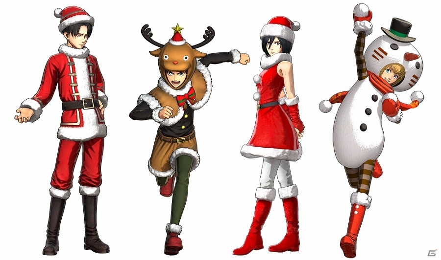 PS4/PS3/PS Vita「進撃の巨人」有料DLCの一括販売が開始！コスチュームや武器などをお得にまとめてゲットの画像4
