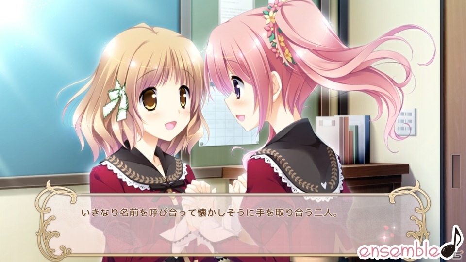 お嬢様学園に女装してばれないように通う恋愛ADV「桜舞う乙女のロンド」iOS版が配信開始！の画像7