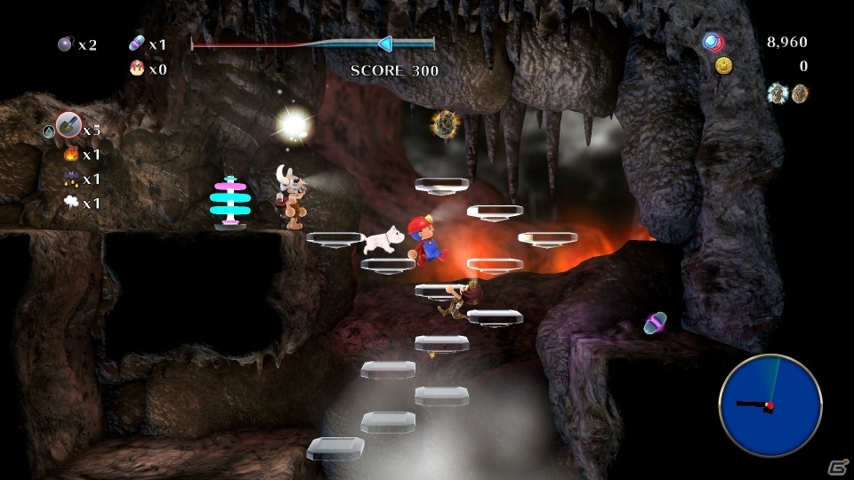 PS4/PS Vita「みんなでスペランカーZ」配信1周年！アップデート「ワールド4：火山洞窟（後編）」＆「FF零式 HD」コラボが実施の画像3