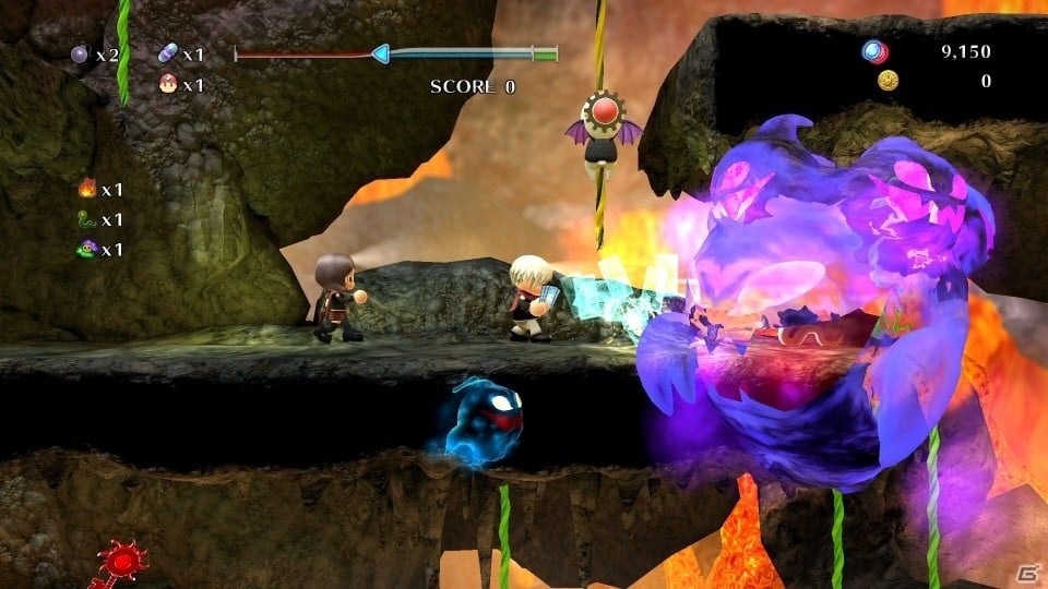 PS4/PS Vita「みんなでスペランカーZ」配信1周年！アップデート「ワールド4：火山洞窟（後編）」＆「FF零式 HD」コラボが実施の画像5