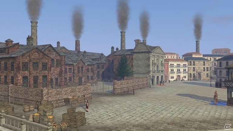 「大航海時代 Online」新拡張パック「Age of Revolution」の新都市・マンチェスターを紹介するワールドガイド第1弾「産業革命都市」が公開の画像2