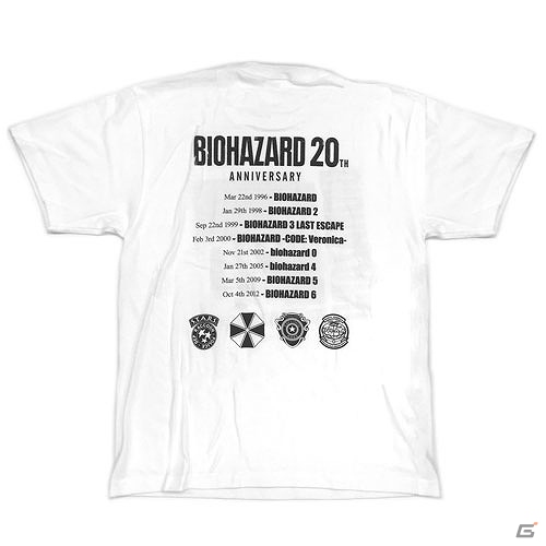 「バイオハザード」20周年記念サイトが開設！Tシャツや時計、モデルガンなどの記念コラボアイテム情報が一挙に公開の画像30