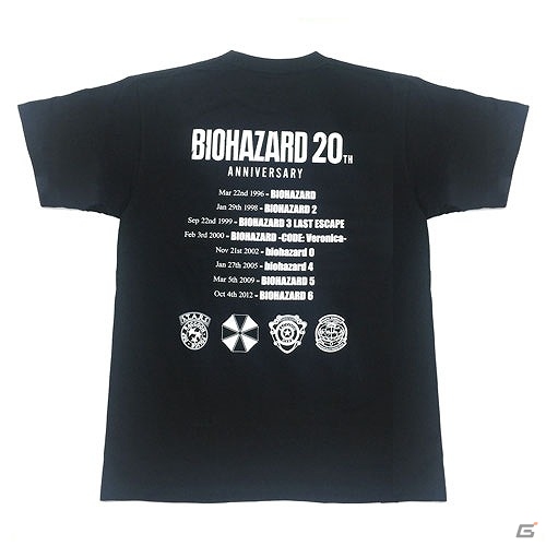 「バイオハザード」20周年記念サイトが開設！Tシャツや時計、モデルガンなどの記念コラボアイテム情報が一挙に公開の画像32