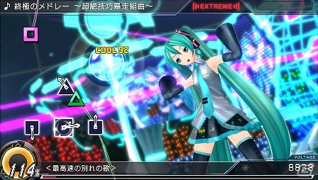 PS Vita版「初音ミク -Project DIVA- X」本日発売―最高難易度のEXTREME「終極のメドレー ～超絶技巧暴走組曲～」のゲームプレイ映像が公開！の画像6
