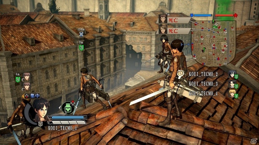 PS4/PS3/PS Vita「進撃の巨人」最大4人でのオンライン共闘プレイが可能になる無料大型アップデートが配信開始！の画像2