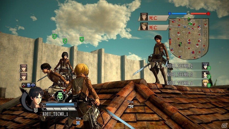 PS4/PS3/PS Vita「進撃の巨人」最大4人でのオンライン共闘プレイが可能になる無料大型アップデートが配信開始！の画像3