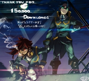 3DS版「蒼き雷霆 ガンヴォルト」が15万DLを達成―新作「爪」の詳細を公開する発表会も4月26日に開催決定！の画像1