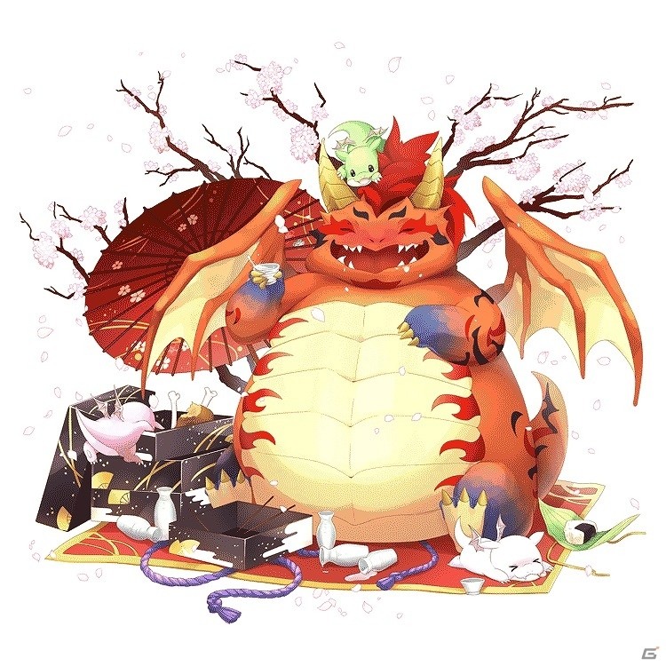 iOS/Android「逆転オセロニア」竜属性のレアSキャラ「お花見ドラゴン」が手に入るお花見限定決戦イベント「決戦！お花見ドラゴン」が開催！の画像5