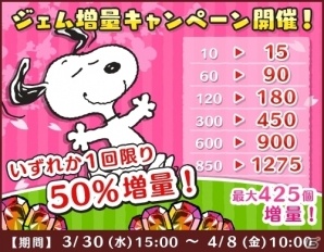 iOS/Android「スヌーピードロップス」大きなストロベリーに包まれたスヌーピーが登場するイベントがスタート！の画像3