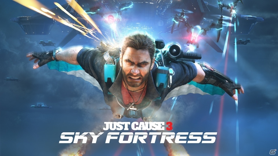 PS4/Xbox One版「ジャストコーズ3」新規ミッションや武器を収録した初の追加DLC「Sky Fortress」が配信開始！の画像1