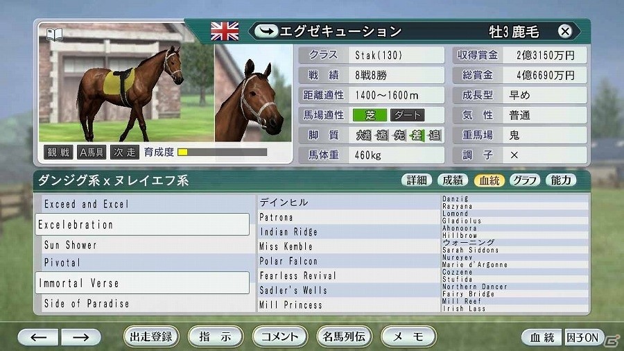 「Winning Post 8」ユーザー考案の夢の配合が続々登場！公募により決定したスーパーホースを公開の画像5