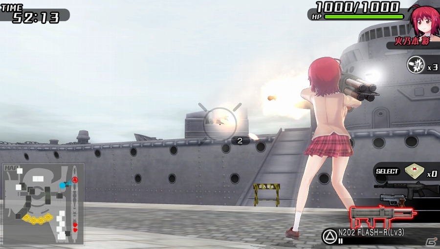 PS Vita「バレットガールズ2」年齢の話は厳禁（？）な新キャラクター「星川 冥香」が参戦！駆逐艦「SHIMAKAZE」と戦う新たなバトルも紹介の画像12