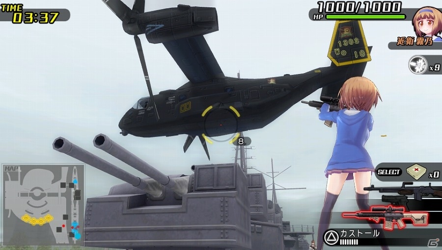 PS Vita「バレットガールズ2」年齢の話は厳禁（？）な新キャラクター「星川 冥香」が参戦！駆逐艦「SHIMAKAZE」と戦う新たなバトルも紹介の画像18