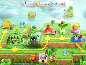 色鮮やかなフードの世界でパズルバトル！「くっつきパズル ピコ」iOS版が配信開始の画像3