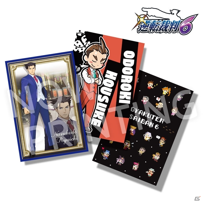 「逆転裁判6」イーカプコン限定版より豪華2段ボックス＆ポストカードブックを紹介！グッズのみの販売も決定の画像3