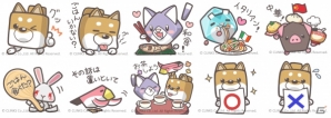 iOS/Android「ポップイRPG」のLINEクリエイターズスタンプが配信―食べ物に目がないキャラクターたちが登場の画像1