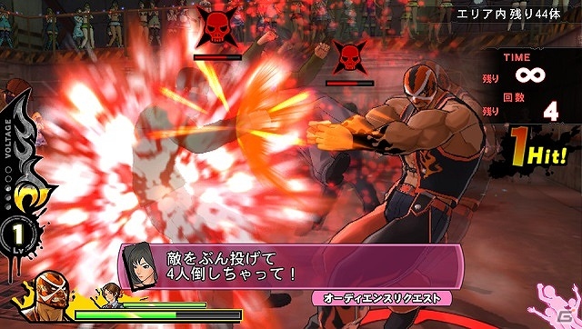 PS Vita「UPPERS」次々と出現する敵を倒していく「サバイバル」を紹介！“ニコル”の正体も判明の画像4