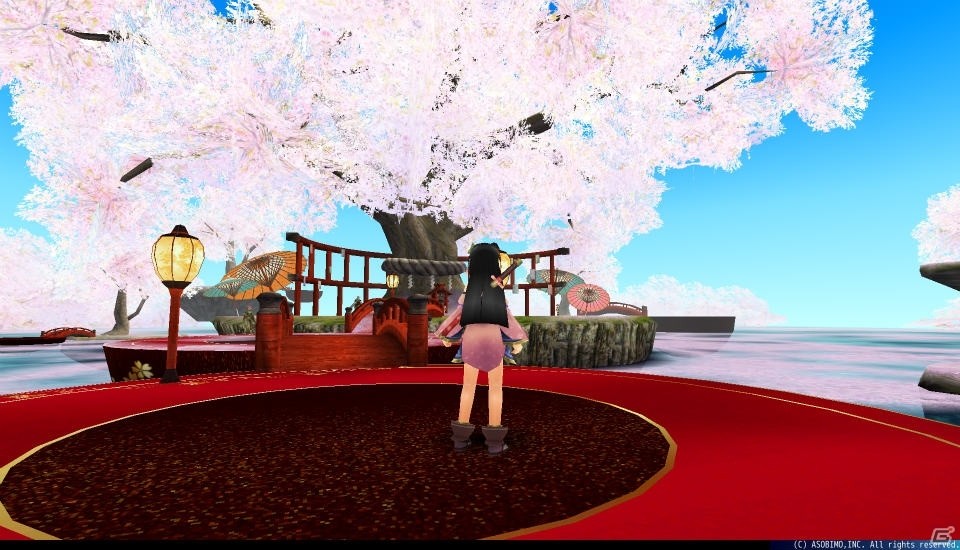iOS/Android「トーラムオンライン」サクラ吹雪が美しい和風マップが登場する花見イベントが開催！の画像1