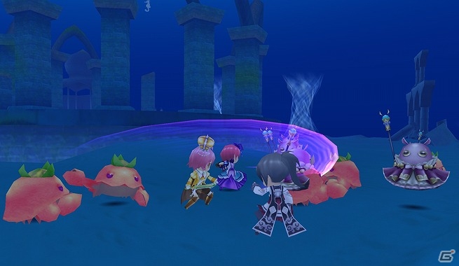 iOS/Android「ぷちっとくろにくるオンライン」温暖な浮島と神秘の海底都市を大冒険！新ワールド「ラムネット海」が登場の画像5