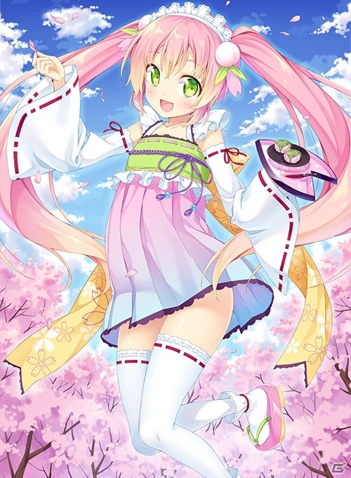 ニコニコアプリ「桃色大戦ぱいろん・生」渡邊もも＆天羽かごめが春らしい新SRで登場の画像1