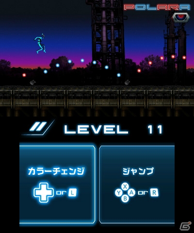 カラーチェンジ＆ジャンプで難関を乗り越えろ！3DS「ポラーラ -Polara-」が配信開始の画像11