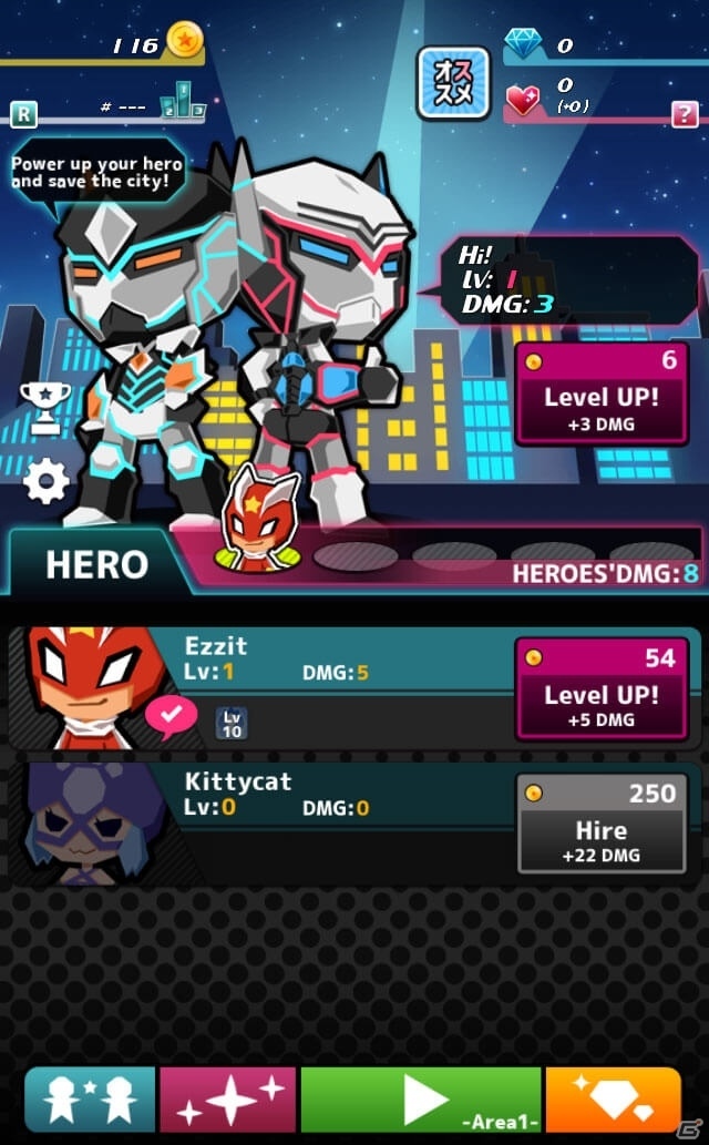 iOS/Android「Dash Heroes -ダッシュヒーローズ-」が英語・中国語・韓国語・日本語の5言語に対応の画像7