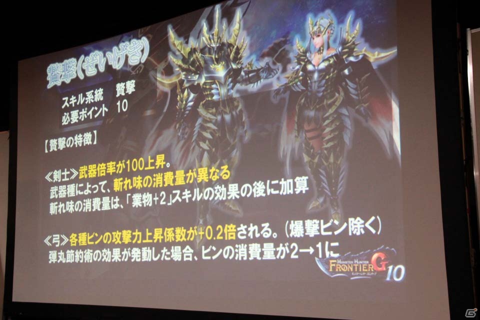 「モンスターハンター フロンティアG」今後の展開をはじめ気になる情報が公開された「スラッシュアックスF先行体験会」をレポートの画像23