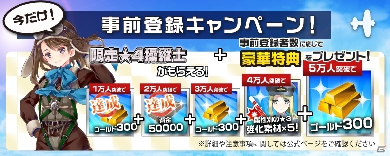 PC「編隊少女‐フォーメーションガールズ‐」事前登録者が2万人を突破！資金50000がプレゼント決定の画像2