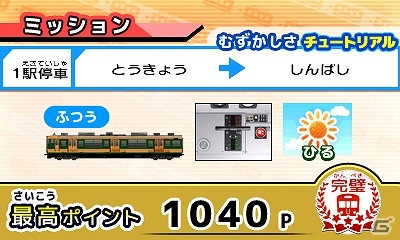 3DS「電車運転指令！東海道編」2つのチュートリアルと3つのミッションがプレイ可能な体験版が配信！の画像3