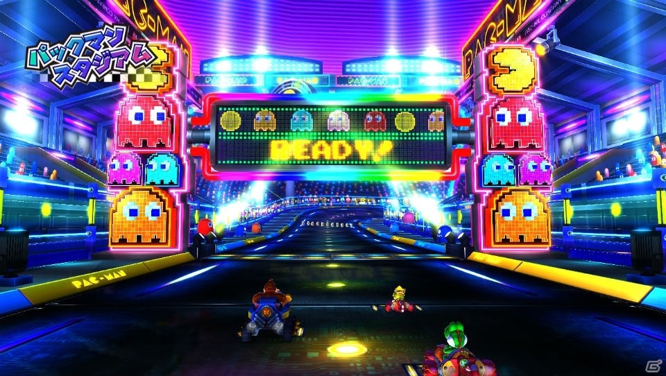 AC「マリオカート アーケードグランプリDX」最新バージョンがリリース！新コース「パックマンスタジアム」「ナムコサーキット」が追加