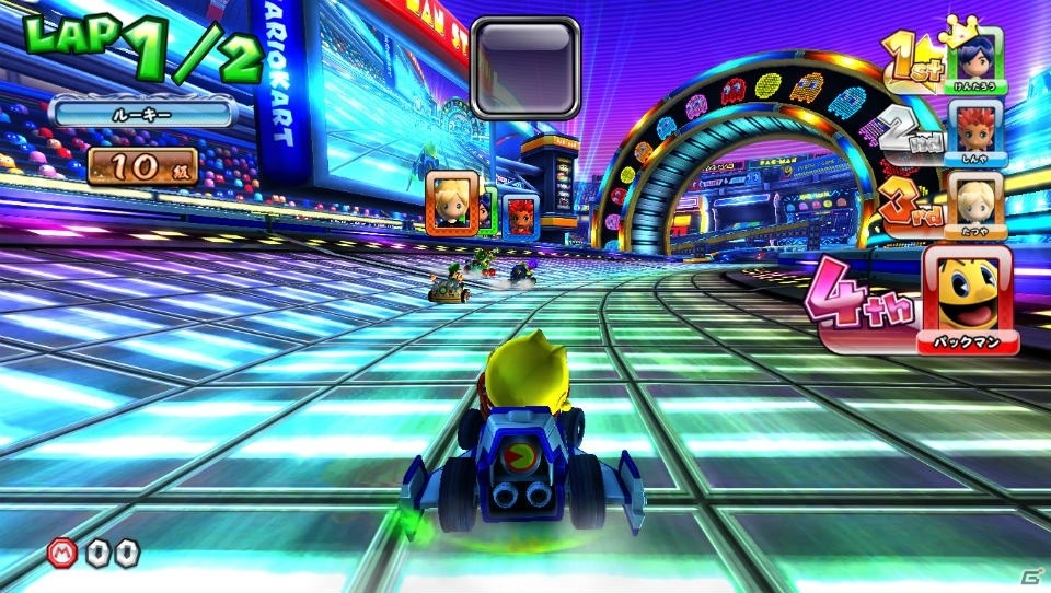 AC「マリオカート アーケードグランプリDX」最新バージョンがリリース！新コース「パックマンスタジアム」「ナムコサーキット」が追加