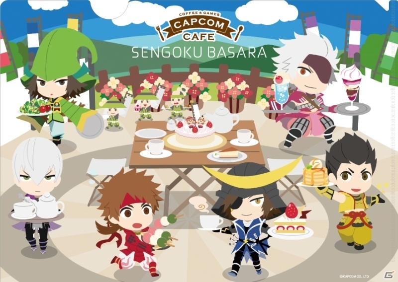 カプコン直営「カプコンカフェ」第3弾テーマが「戦国BASARA」に決定！ミニ武将達がカフェを準備中の画像2