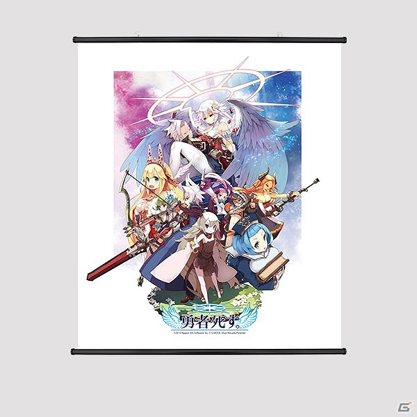 PS Vita「勇者死す。」各キャラクターをデザインしたパスケースとヒロインを中心に描かれたタペストリーが発売！の画像1