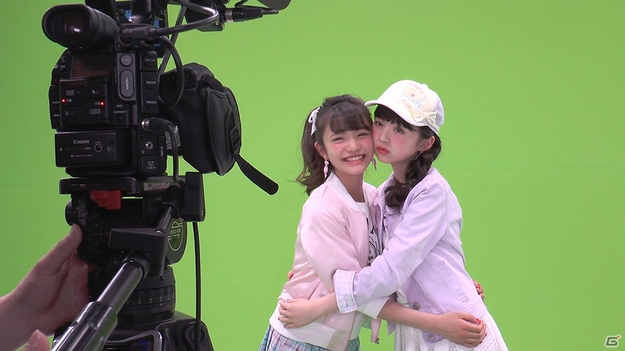 3DS「ニコ☆プチ ガールズランウェイ」黒坂莉那さんと岩崎春果さんが出演するTVCMのメイキング映像が公開！の画像3