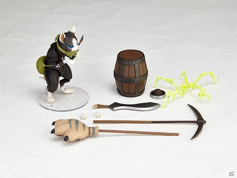 海洋堂の「Vulcanlog」によるオトモアイルー＆メラルーのアクションフィギュアが発売！の画像6