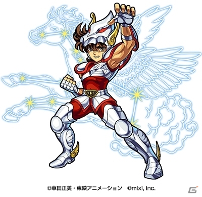iOS/Android「モンスターストライク」にて「聖闘士星矢」コラボが5月2日よりスタート！アニメの無料公開も実施の画像2