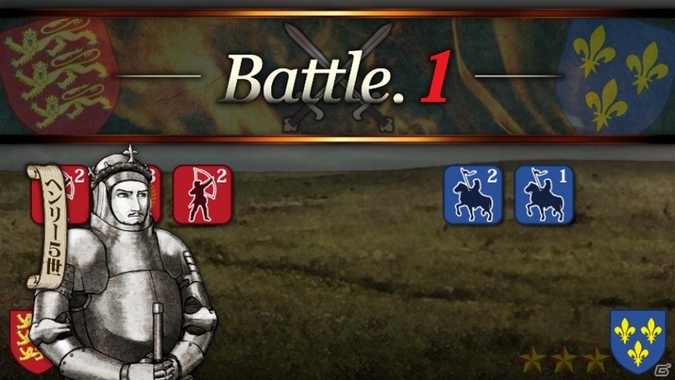 iOS版「百年戦争-The Hundred Tear's War-」が配信開始！フランス軍プレイモード＆鑑賞モードも追加の画像4