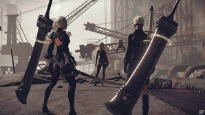PS4「NieR:Automata」のスクリーンショットが公開！荒廃した工場地帯に佇む9SとA2の姿もの画像23