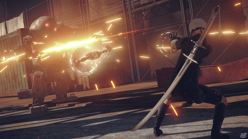PS4「NieR:Automata」のスクリーンショットが公開！荒廃した工場地帯に佇む9SとA2の姿もの画像9