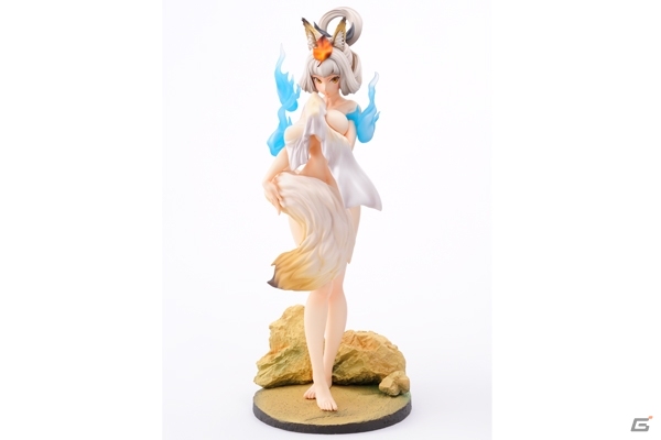 フィギュアらしからぬスベスベのお肌を再現した「朧村正」湯煙温泉三昧シリーズに「紺菊」が登場！の画像1