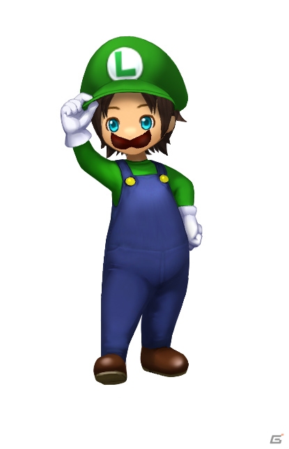 3DS「牧場物語 3つの里の大切な友だち」ルイージとキノピオのなりきり衣装が公開！の画像1