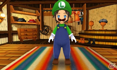 3DS「牧場物語 3つの里の大切な友だち」ルイージとキノピオのなりきり衣装が公開！の画像2