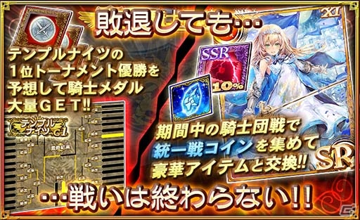iOS/Android「オルタンシア・サーガ –蒼の騎士団-」No.1騎士団を決める「王国騎士団統一戦」が開催！初のURユニット・マリエルが報酬にの画像5