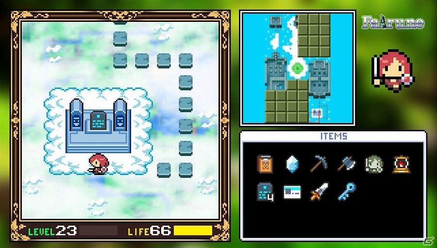 PS Vita版「フェアルーン」が本日配信―懐かしのドット絵の世界を旅するレトロ風謎解きアクションRPGの画像8
