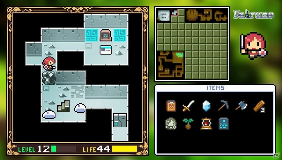 PS Vita版「フェアルーン」が本日配信―懐かしのドット絵の世界を旅するレトロ風謎解きアクションRPGの画像9