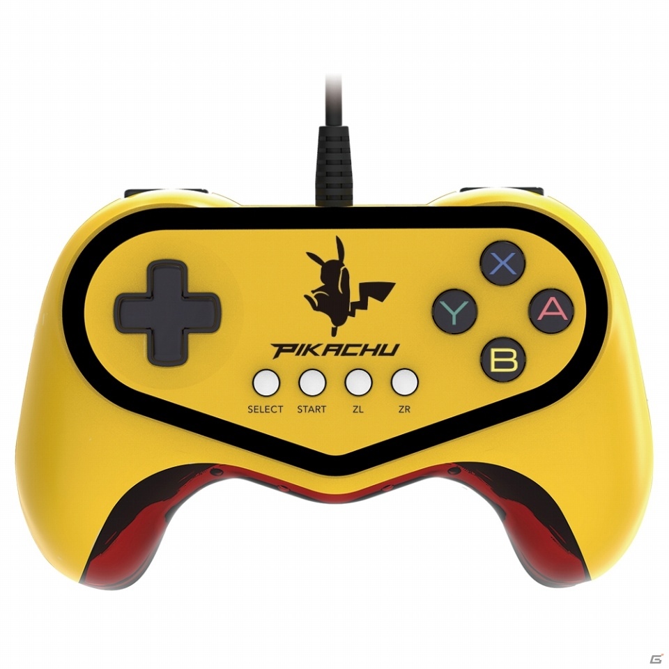 イエローカラーのピカチュウ仕様！「ポッ拳専用コントローラー for Wii U -ピカチュウ-」が6月に発売決定の画像1
