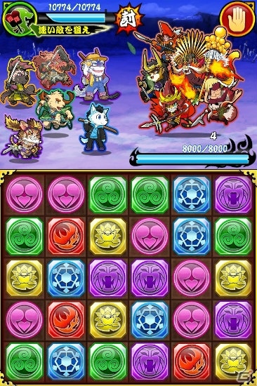 Mobage「戦国パズル!!あにまる大合戦」UTAU獣人コラボが開催！新たに獣音ロウ、式大元、戯歌ラカンが登場の画像6