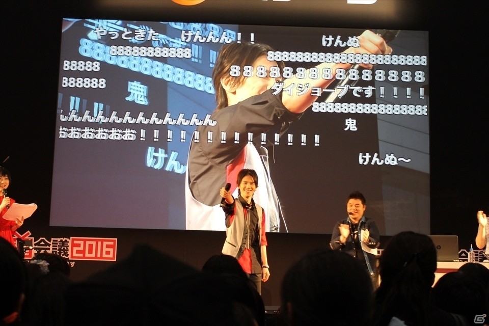 【ニコニコ超会議2016】KENNさんのオドロキ生アフレコも披露！実機プレイも交えた「超『逆転裁判6』スペシャルゲームステージ」の画像13
